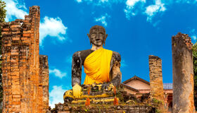 Buddhist Statue in Xieng Khouang, Laos